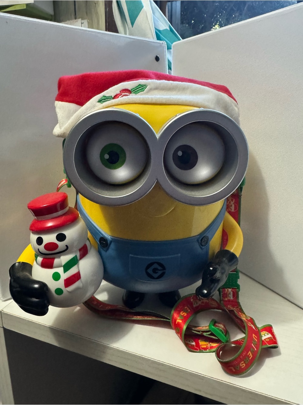 Minions Holiday Popcorn Bucket